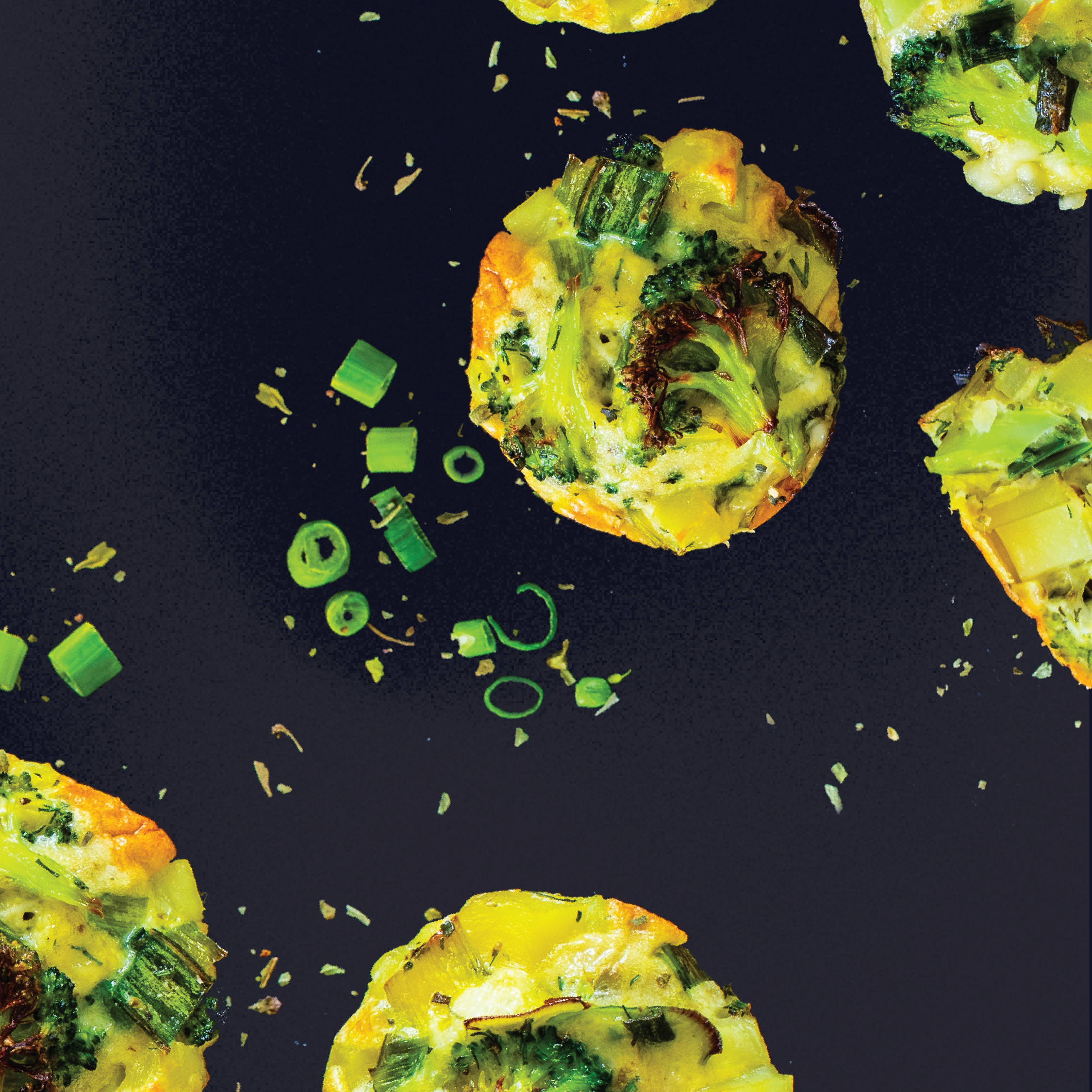Muffins salés aux légumes et au fromage